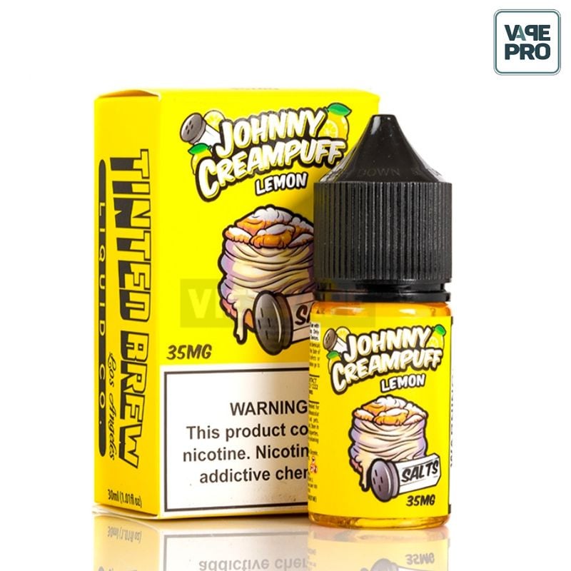 JOHNNY CREAMPUFF - LEMON ( Bánh Su kem Chanh ) BY TINTED BREW JUICE CO. - 30ML