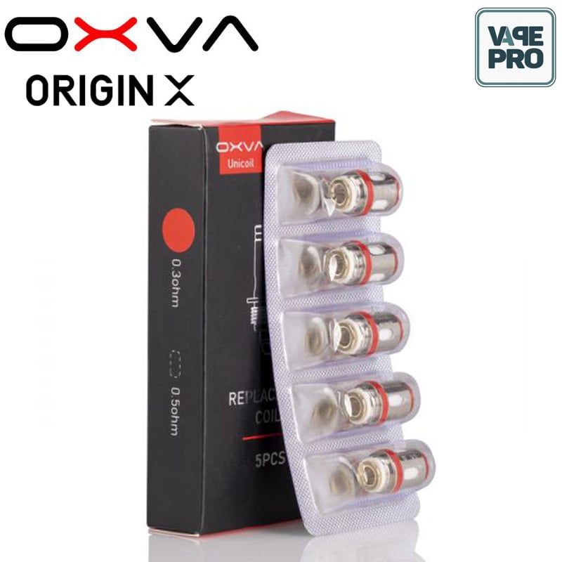 PACK 5 COILS 0.3 OHM OXVA ORIGIN UNI thay thế cho ORIGIN X 60W BY OXVA