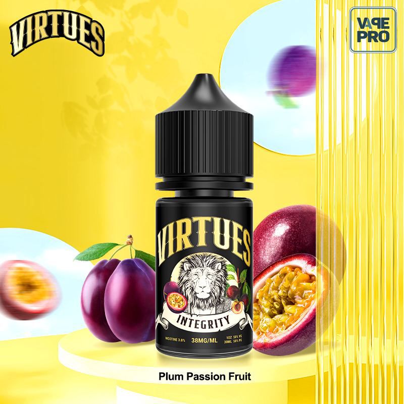 INTEGRITY - PLUM PASSION FRUIT ( Mận Chanh leo lạnh ) BY VIRTUES. - 30ML