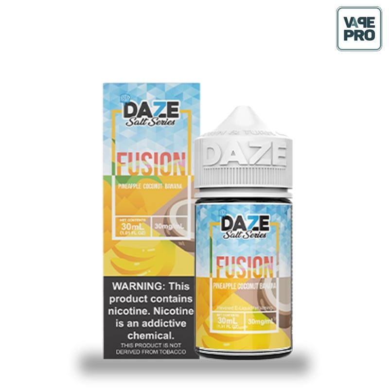 Pineapple Coconut Banana ( Dứa Dừa Chuối lạnh ) iced 7 Daze Salt Series Fusion 30ML