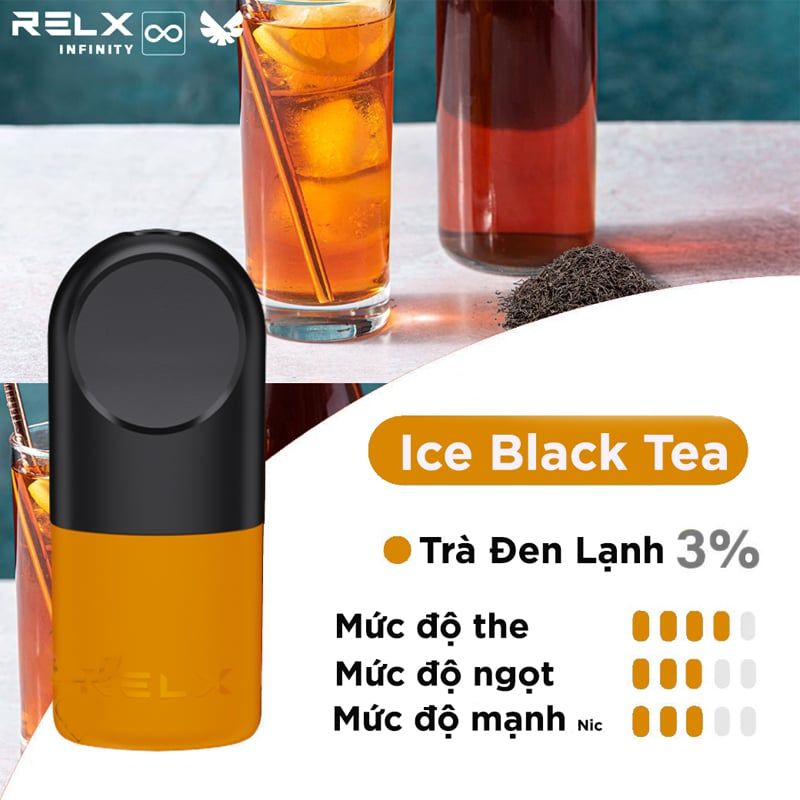 ICED BLACK TEA (Trà đen lạnh) - RELX POD For RELX Infinity & RELX Essential