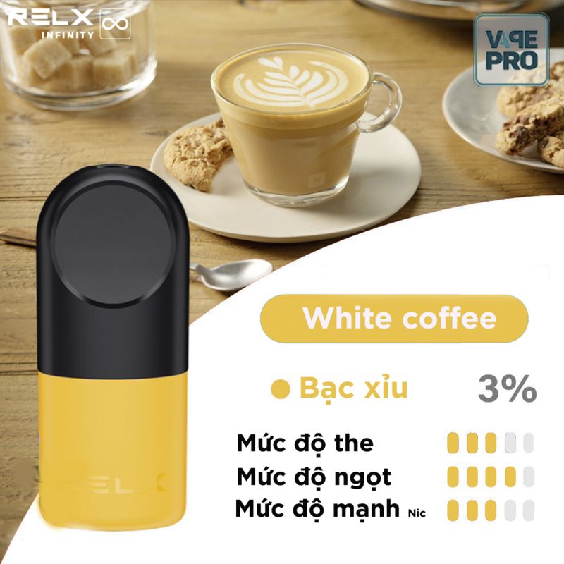 WHITE COFFEE (Bạc xỉu) - RELX POD For RELX Infinity & RELX Essential