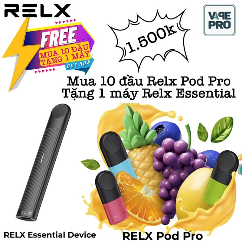 COMBO 10 đầu Relx Pod Pro (Vị tuỳ chọn)