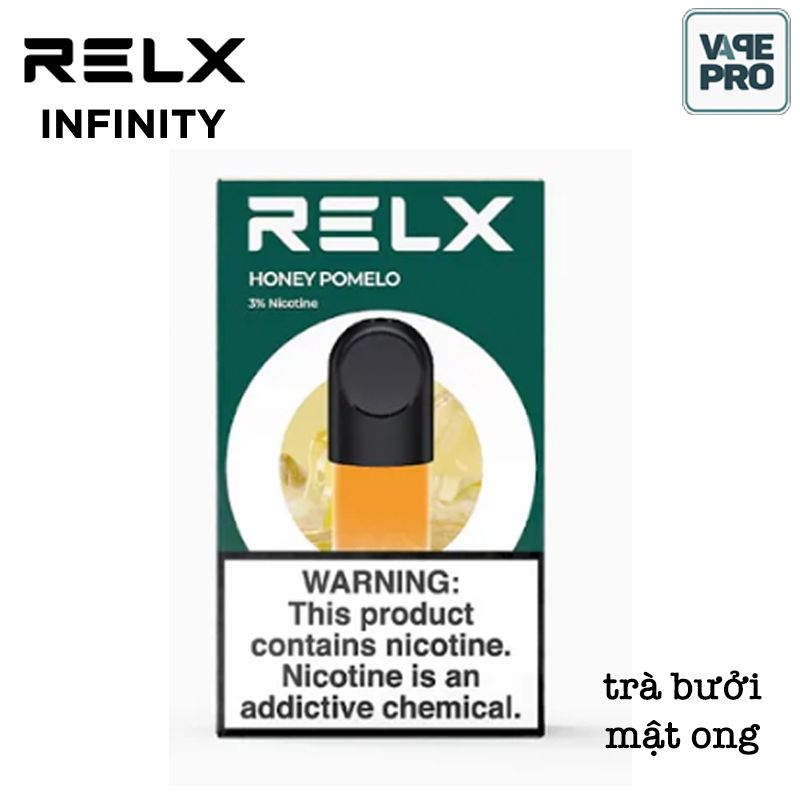 HONEY POMELO (Trà Bưởi mật ong lạnh) RELX POD For RELX Infinity & RE VapePro