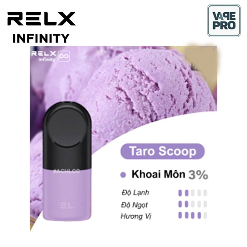 TARO SCOOP (Kem Khoai môn lạnh) - RELX POD For RELX Infinity & RELX Essential