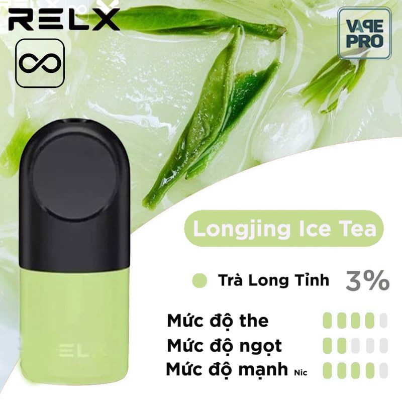 LONGJING ICE TEA (Trà Long Tỉnh lạnh) - RELX POD For RELX Infinity & RELX Essential