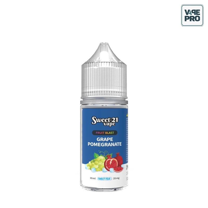 GRAPE POMEGRANATE ( Nho Lựu lạnh ) Fruity ice Sweet 21 Saltnic 30ml