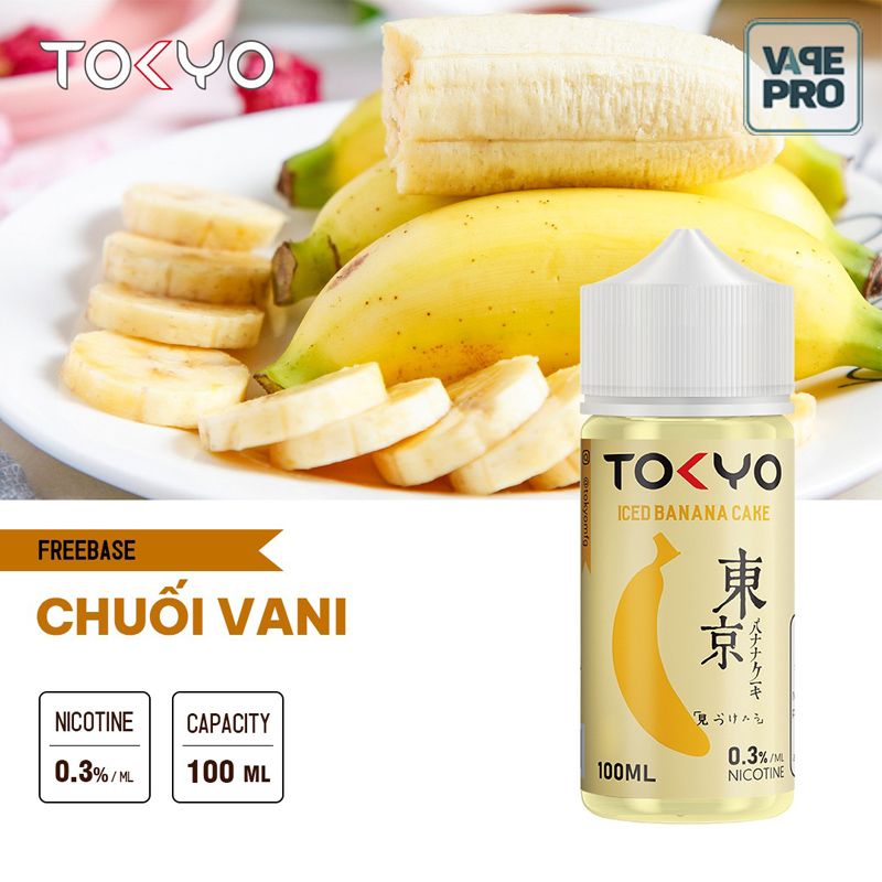 ICED BANANA (Chuối lạnh) Tokyo Juice 100ML VapePro