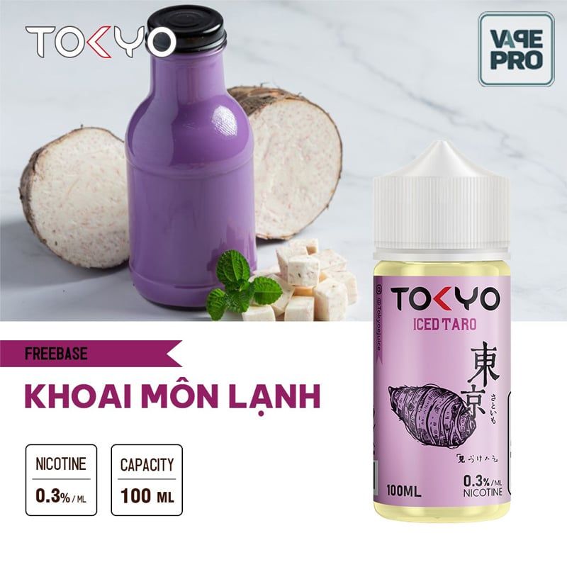 ICED TARO (Khoai môn lạnh) Tokyo Juice 100ML