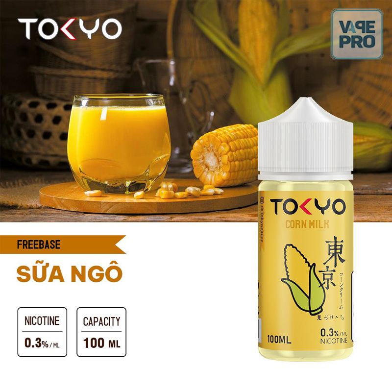 ICED CORN MILK (Sữa Ngô lạnh) Tokyo Juice 100ML