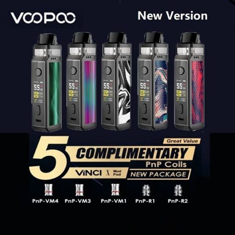 BỘ POD SYSTEM VINCI X LIMITED 70W By VOOPOO (Kèm 5 OCC)