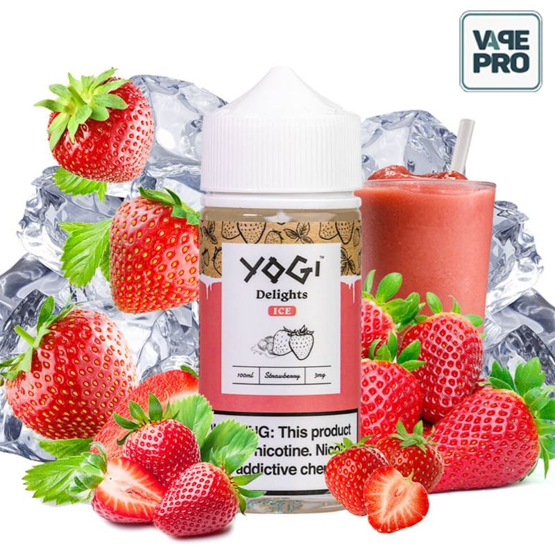 Strawberry ice ( Dâu tây lạnh) Yogi Delights 100ml