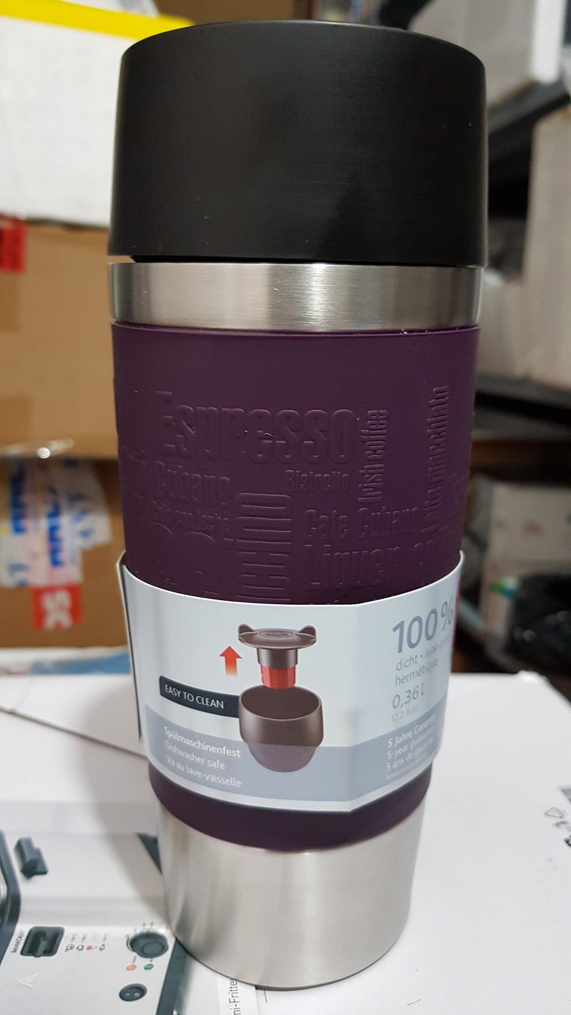 Bình cốc giữ nhiệt Emsa Travel Mug – GreenBee Life New