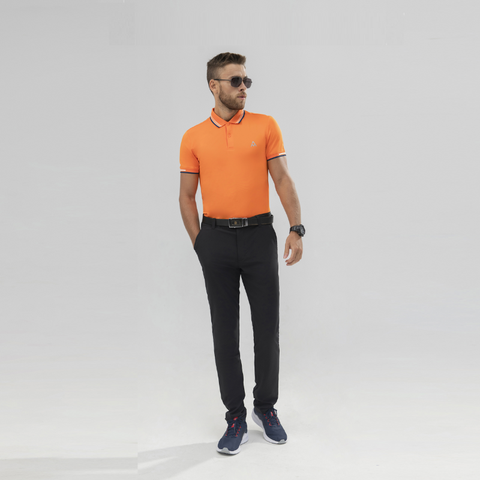 Áo Polo nam AM màu cam PLM221-88