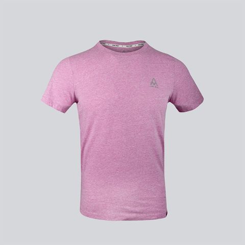 Áo T.shirt AM cotton melang hồng tím nam TSMLM01
