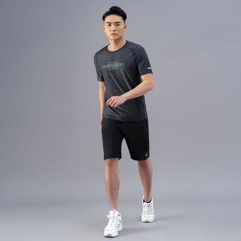 Áo Tshirt nam AM màu đen TSM231-00