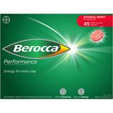 Viên sủi tăng đề kháng Berocca Vitamin B & C Original Berry Flavour Energy 45 viên (vị dâu)