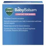 Dầu bôi giữ ấm phòng ho cảm lạnh Baby Balsam Vicks Úc 50g