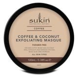 Sukin Mặt Nạ Kiêm Tẩy Tế Bào Chết Cà Phê & Dừa Coffee & Coconut Exfoliating Masque 100ml