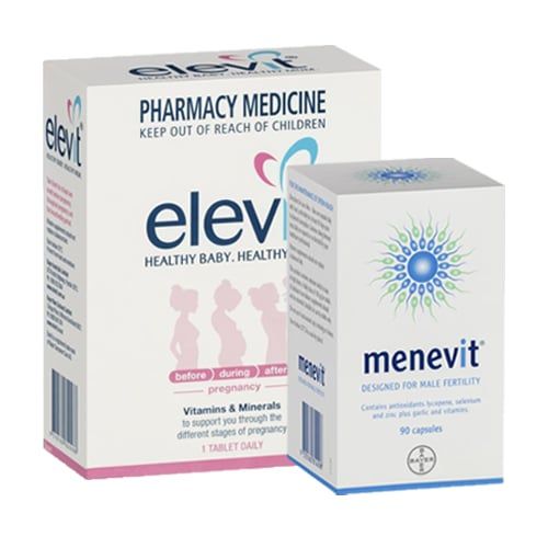 Combo Elevit và Menevit - vitamin tổng hợp cho cặp vợ chồng mong muốn có con