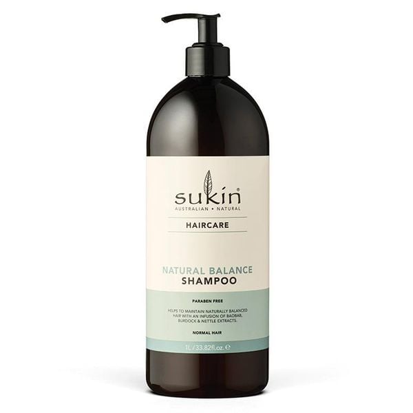 Sukin Dầu Gội Suôn Mượt Tóc Tự Nhiên Natural Balance Shampoo 1 Lít