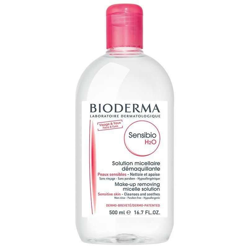 Nước tẩy trang Bioderma màu hồng Bioderma Sensibio H20 Solution Micell –  Hàng Úc Thom Dang