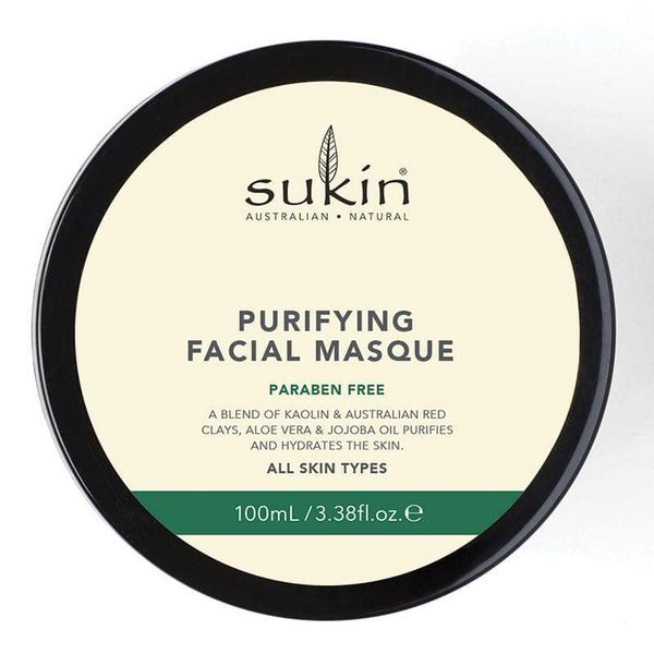 Sukin Mặt Nạ Thanh Lọc Dưỡng Da Khỏe Mạnh Purifying Facial Masque 100ml