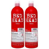 Cặp đôi gội xả Bed Head Tigi đỏ số 3 dành cho tóc hư tổn nặng