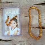 Vòng hổ phách đeo cổ cho bé Little Smile Amber của Úc