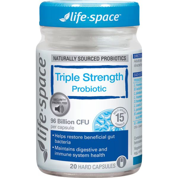 Men vi sinh hàm lượng cao Life Space Triple Strength Probiotic 20 viên