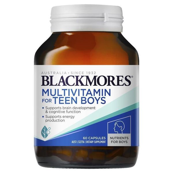 Vitamin tổng hợp cho bé trai Blackmores Multivitamin for Teen Boys 60 viên