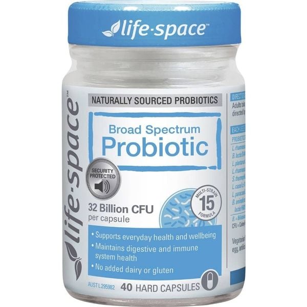 Men vi sinh người lớn Life Space Broad Spectrum Probiotic 40 viên