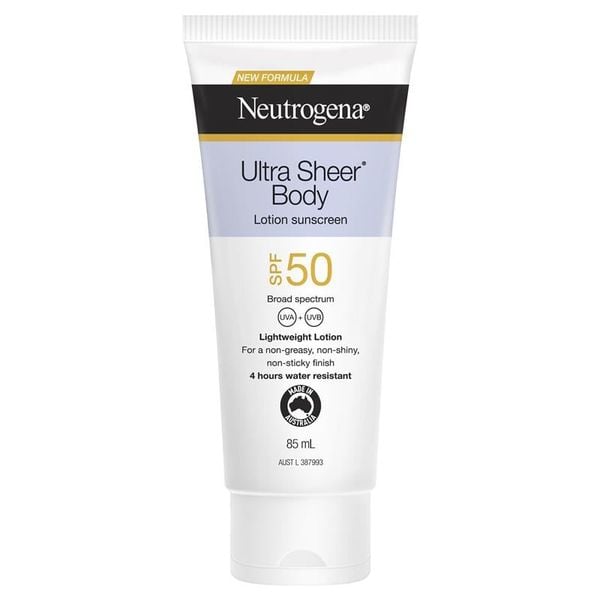 Kem chống nắng toàn thân Neutrogena Ultra Sheer Body Lotion Sunscreen SPF 50 85ml