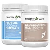 Combo Dầu cá + Glucosamine Healthy Care 400 viên