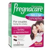 Tăng khả năng thụ thai Pregnacare Him & Her Conception lọ 60 viên
