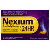 Nexium 24hr - điều trị bệnh trào ngược dạ dày - thực quản và ợ nóng của Úc 14 viên