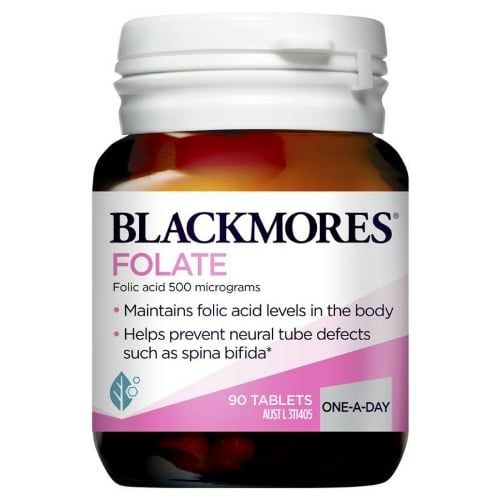 Blackmores Folate - Sản phẩm bổ sung acid folic cho phụ nữ mang thai của Úc