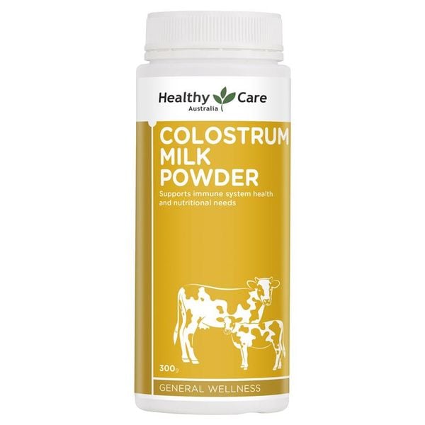 Sữa bò non Healthy Care Colostrum Milk Powder 300g - Tăng cường đề kháng, nâng cao thể chất