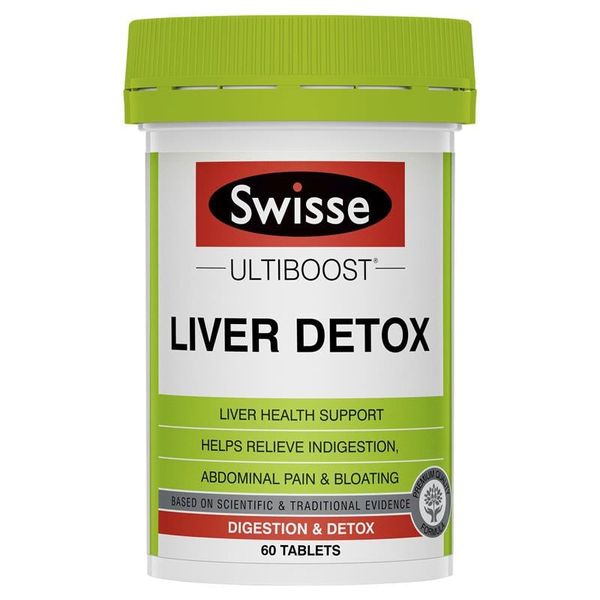 Thải độc gan Swisse Liver Detox 60 viên - Giải độc gan tốt nhất của Úc