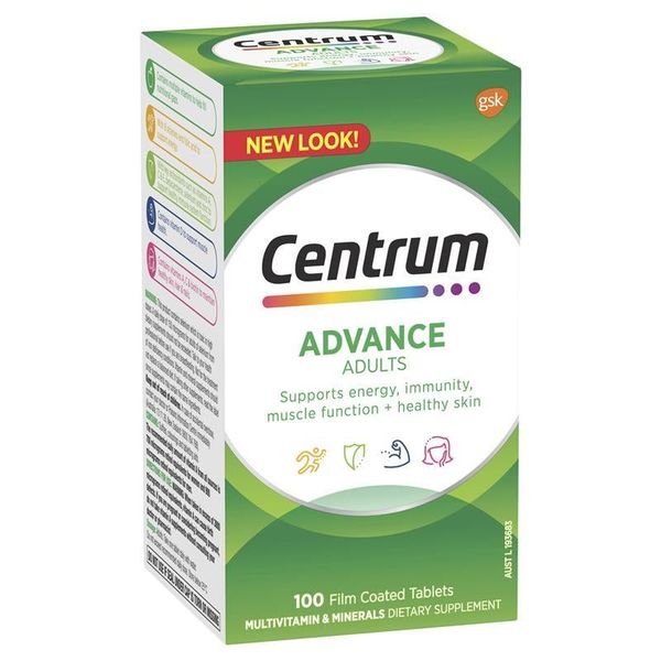 Vitamin tổng hợp Centrum Advance cho người lớn dưới 50 tuổi 100 viên