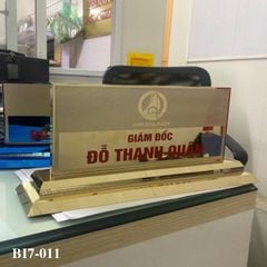 Biển chức danh 011