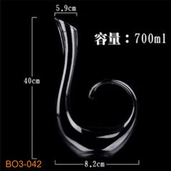 Decanter pha lê 042