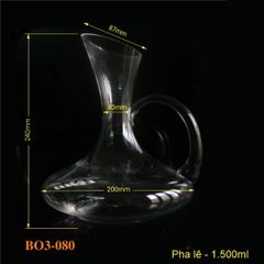 Decanter pha lê 080
