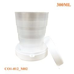 Cốc gấp nhựa 300ml - 012