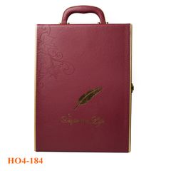 Hộp rượu da đôi 184