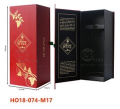 Hộp giấy  Premium Wine chùm nho màu cam
