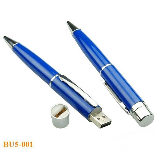 Quà tặng bú USB màu xanh 