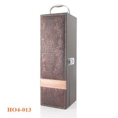 Hộp rượu da đơn-013