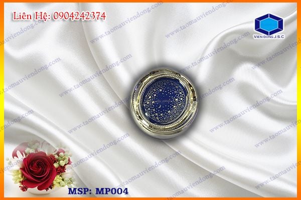 hũ đựng mỹ phẩm màu xanh