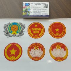 Tem decal phủ keo trong suốt hình tròn
